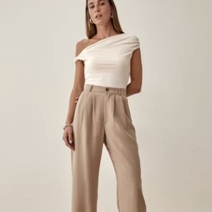 Reformation Cello Top in Cream, size XL (fits L-XL)